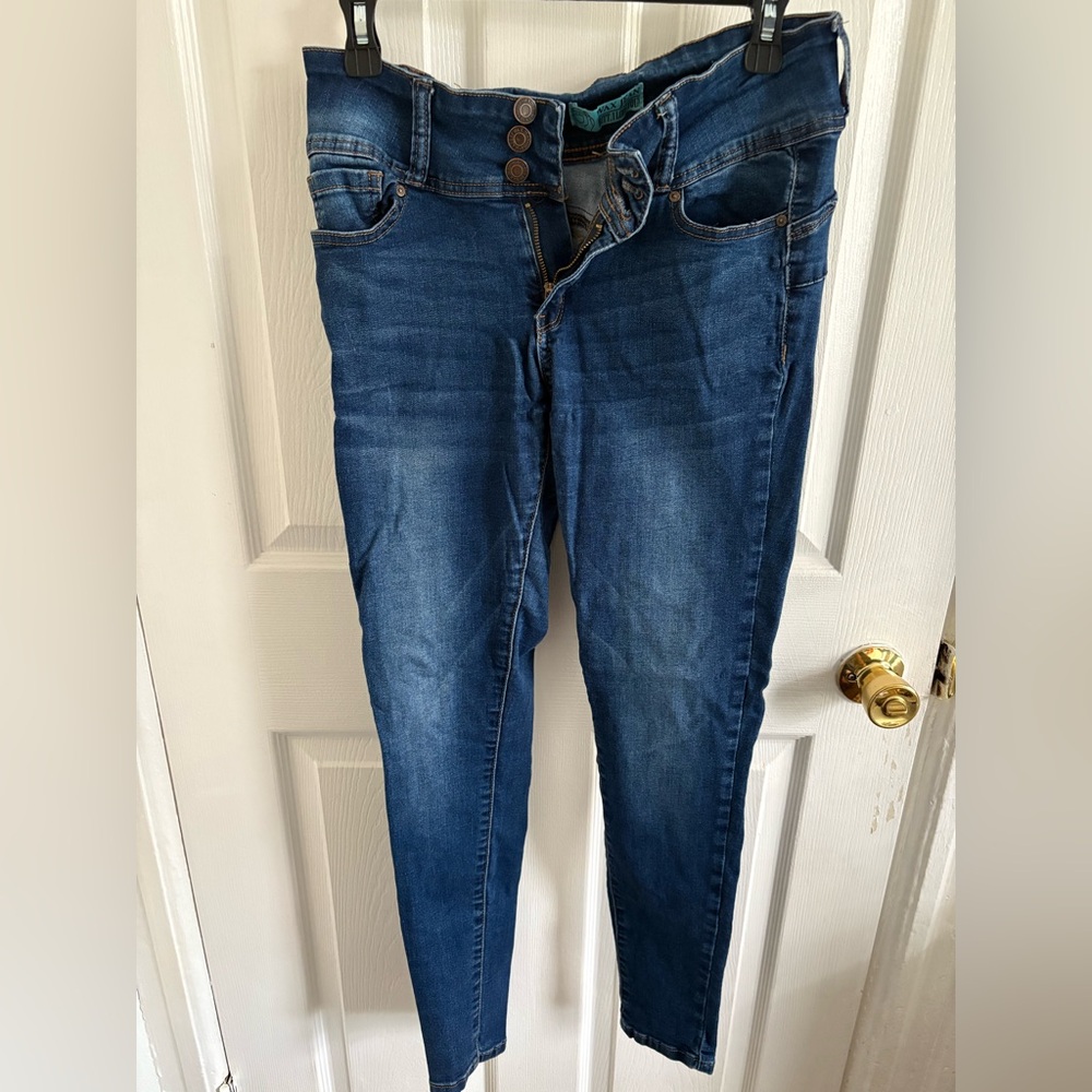 Wax Jean Blue Skinny Jeans Classic Style